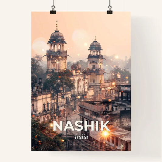 Nashik Skyline Composite Wonder Poster
