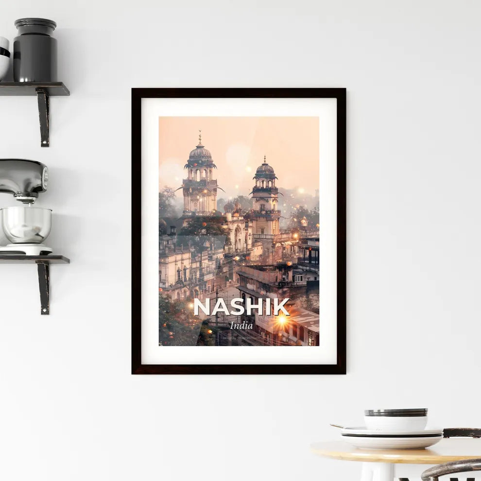 Nashik Skyline Composite Wonder Framed Print