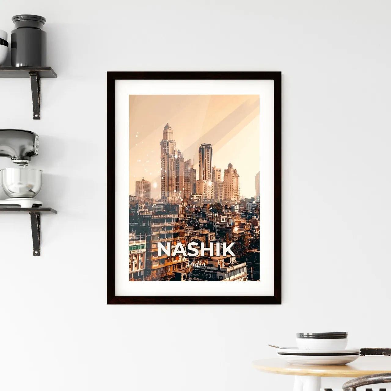Nashik: Layers of Heritage in a Timeless Tapestry Framed Print