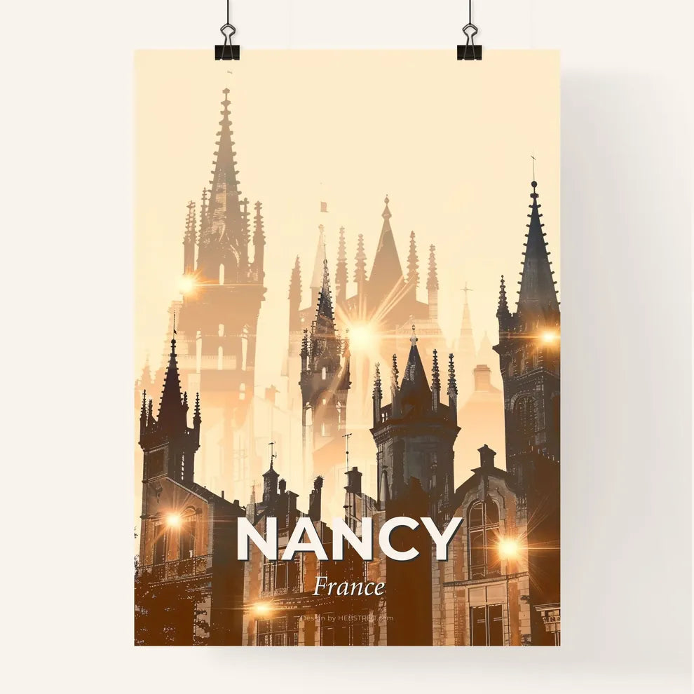 Nancy Skyline Noir Poster