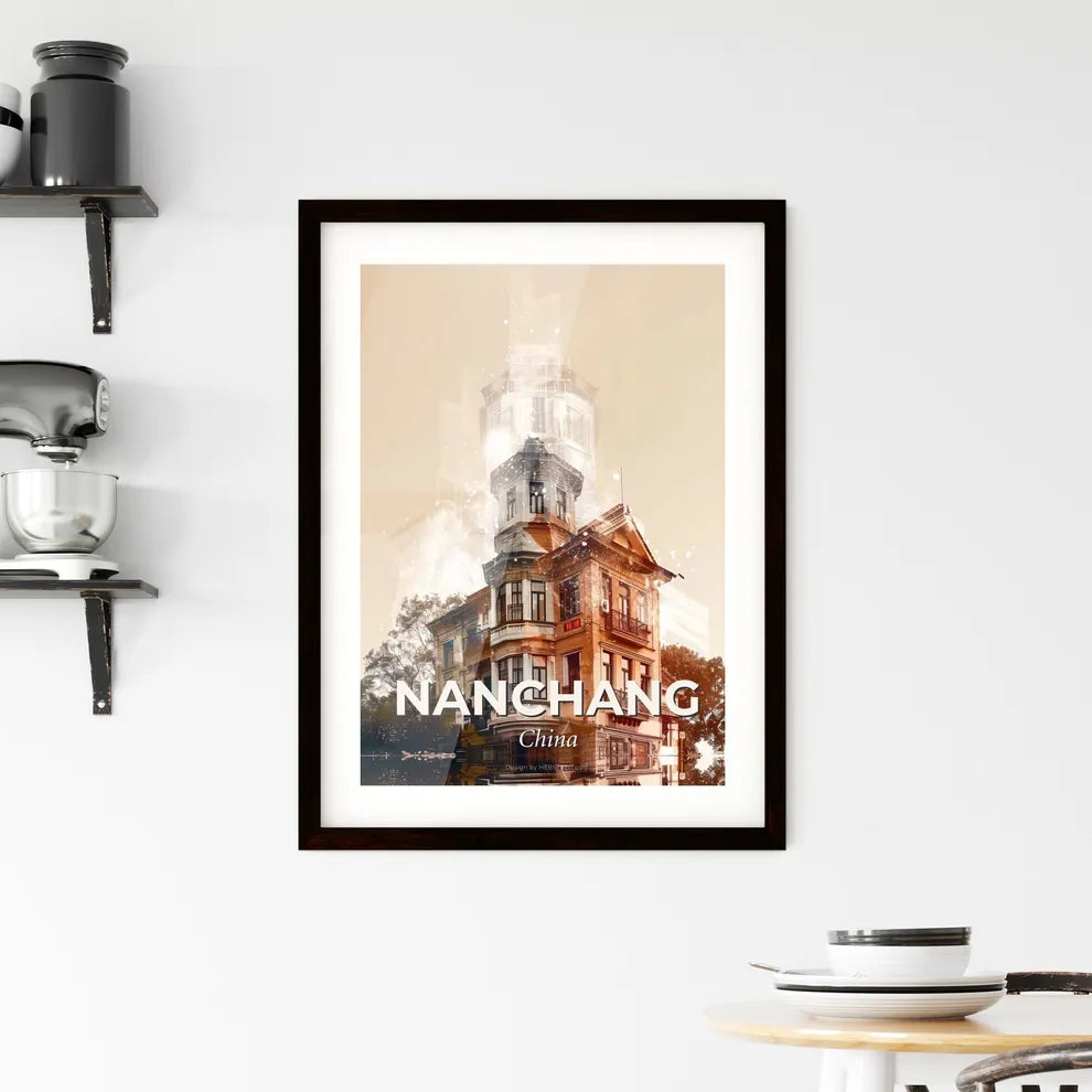 Nanchang Lightscape Framed Print