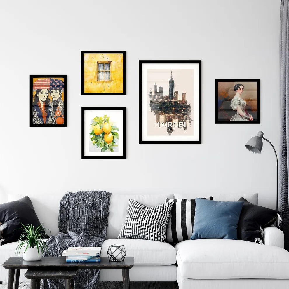 Nairobi Cityscapes Symphony Skyline Wall Art