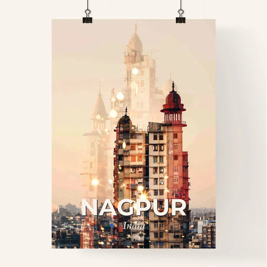 Nagpur Skyline Poster Art Poster