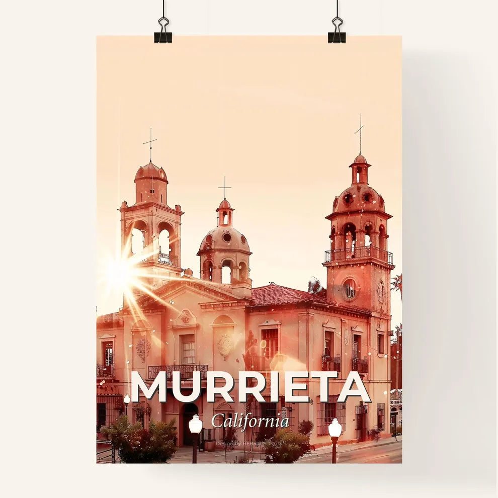 Murrieta City Skyline Composite Art Poster Poster