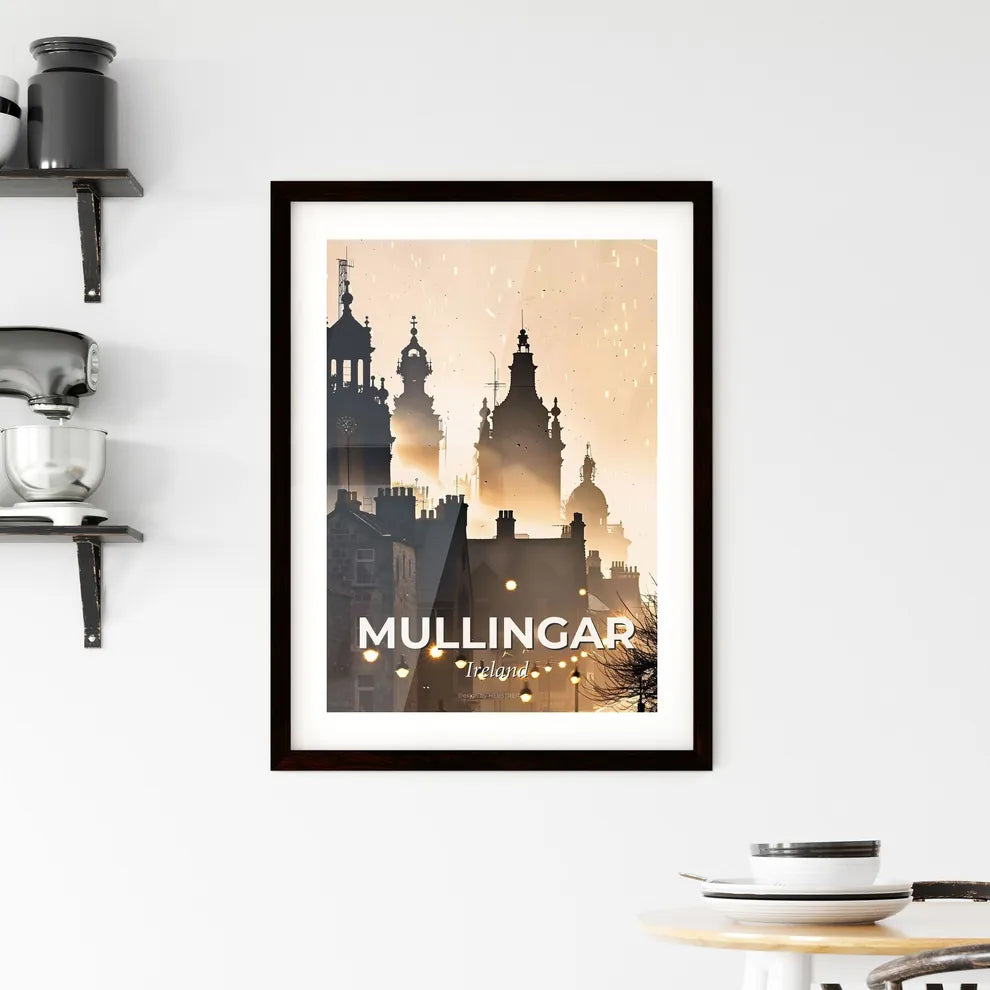 Mullingar, Ireland: A City Illuminated in Art Framed Print
