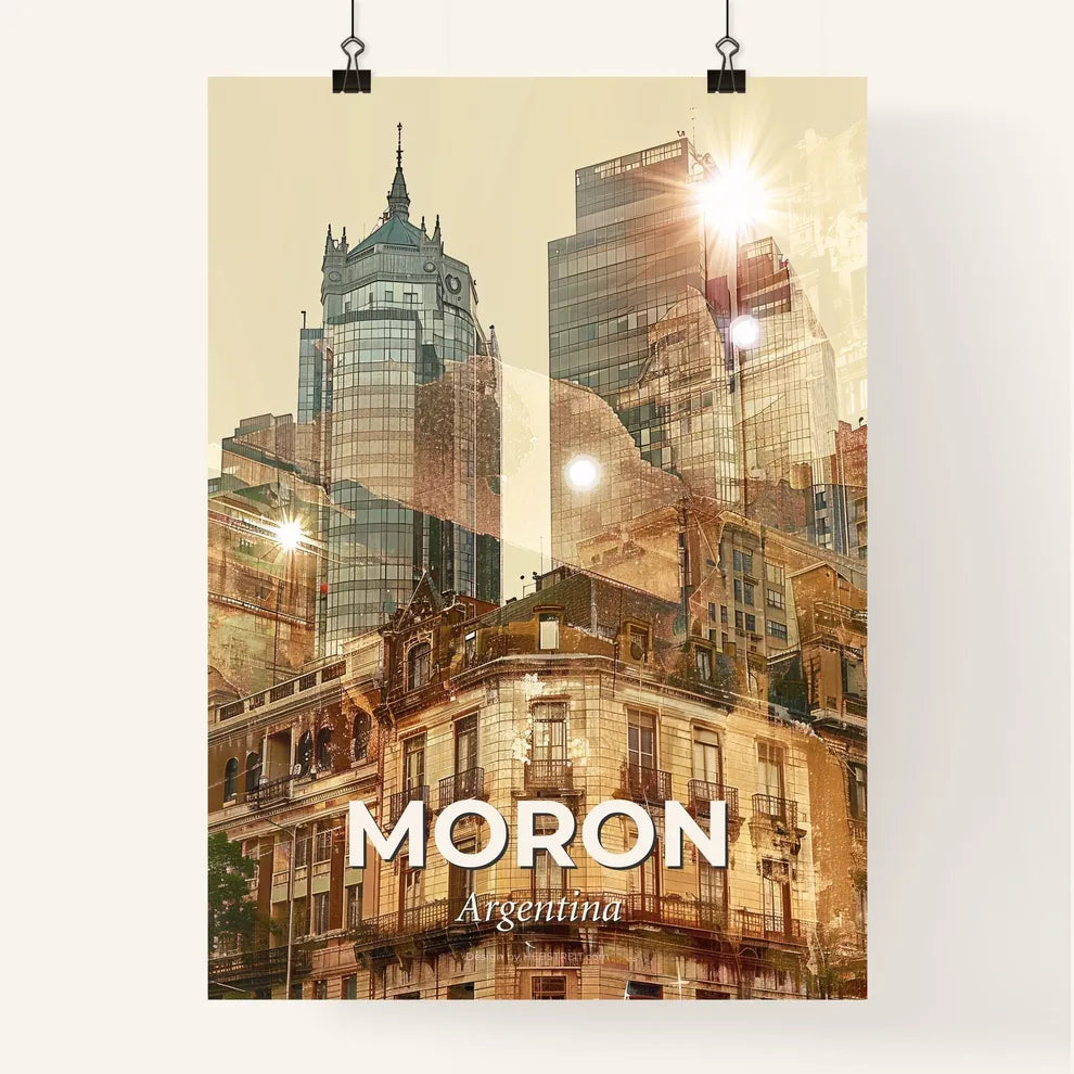 Moron, Argentina: City Skyline Wonders Poster