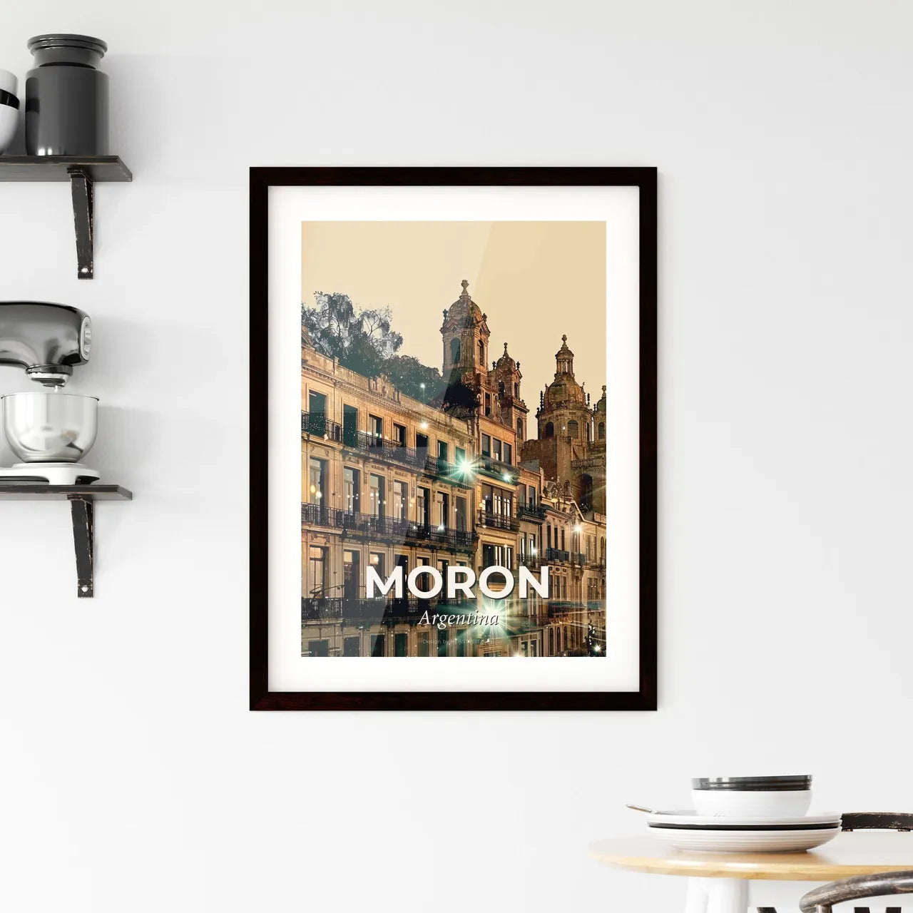 Moron: Architectural Beauty, Double Exposure Delight Framed Print