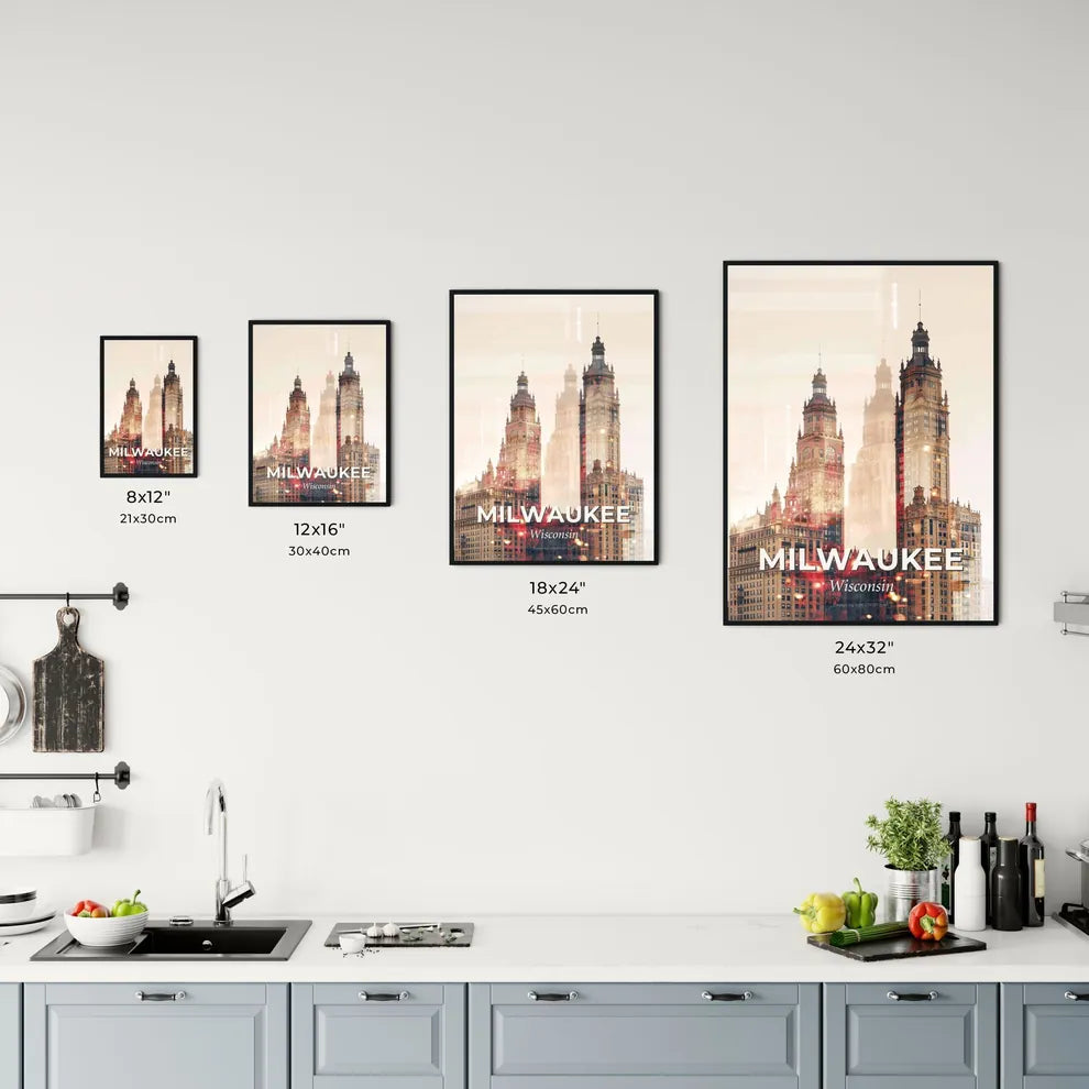 Milwaukee Skyline Serenity Poster Artwork Office Art