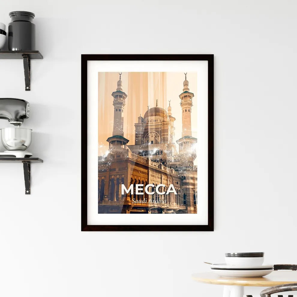 Mecca: Unveiling the Sacred City in Stunning Art Framed Print