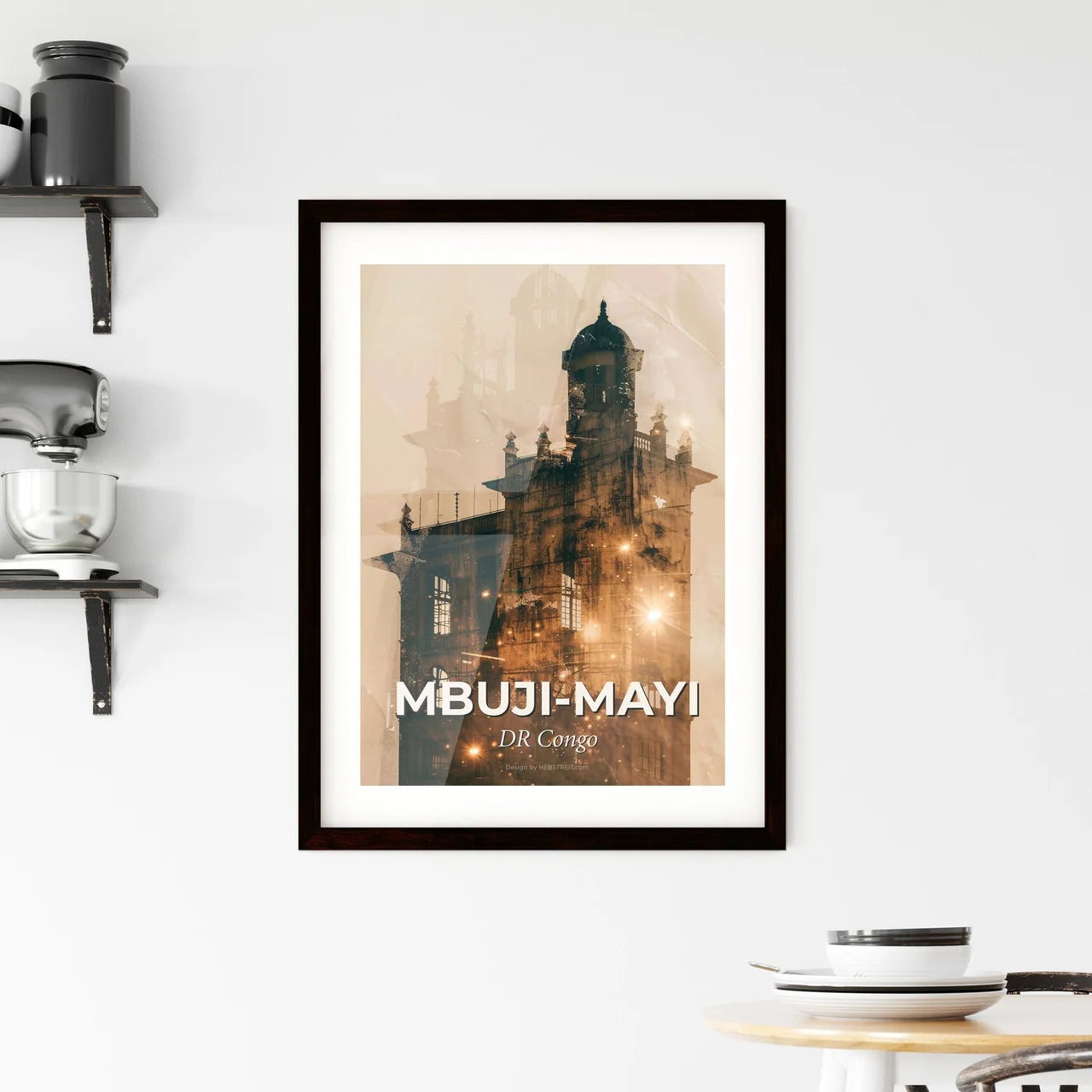 Mbuj Framed Print
