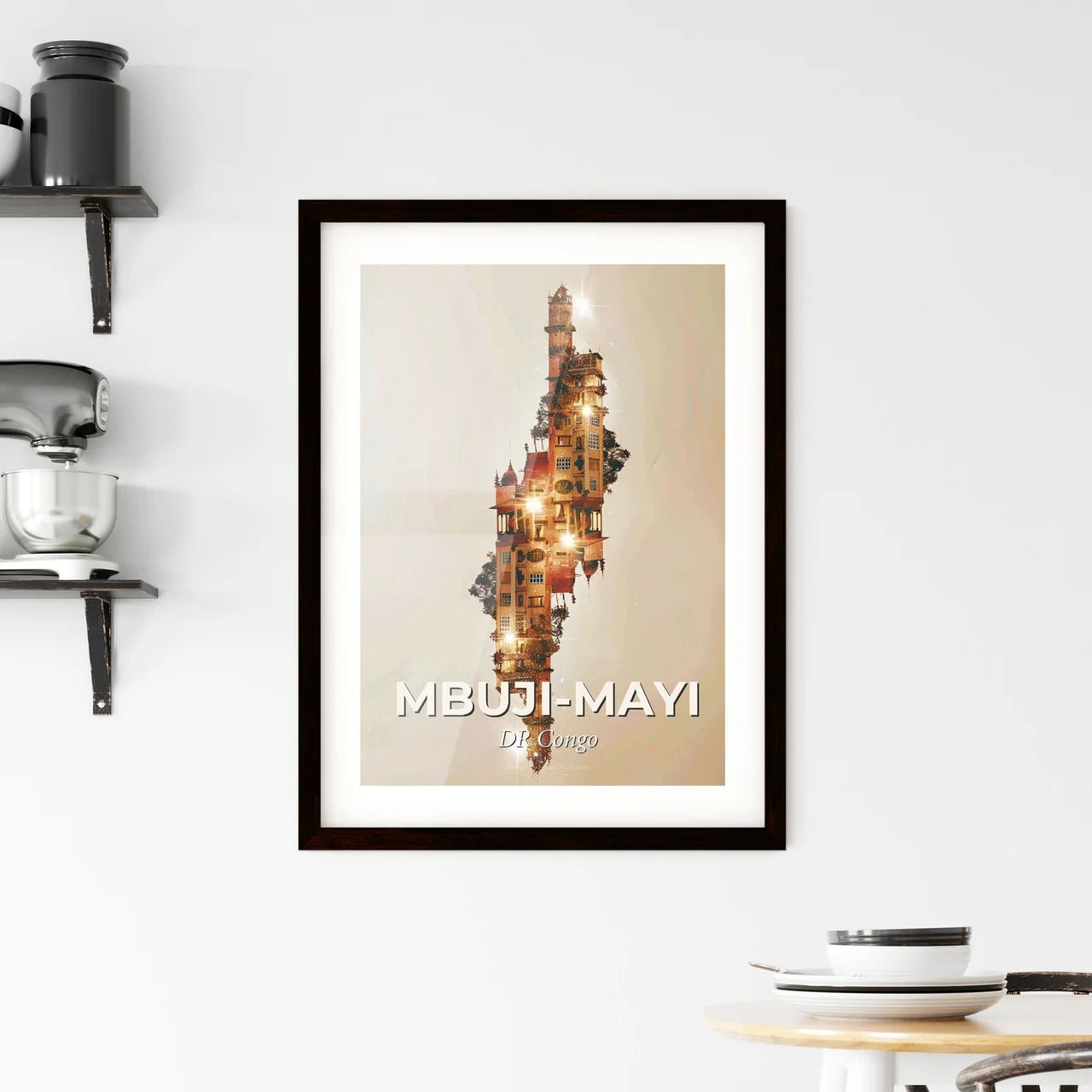 Mbuj Framed Print