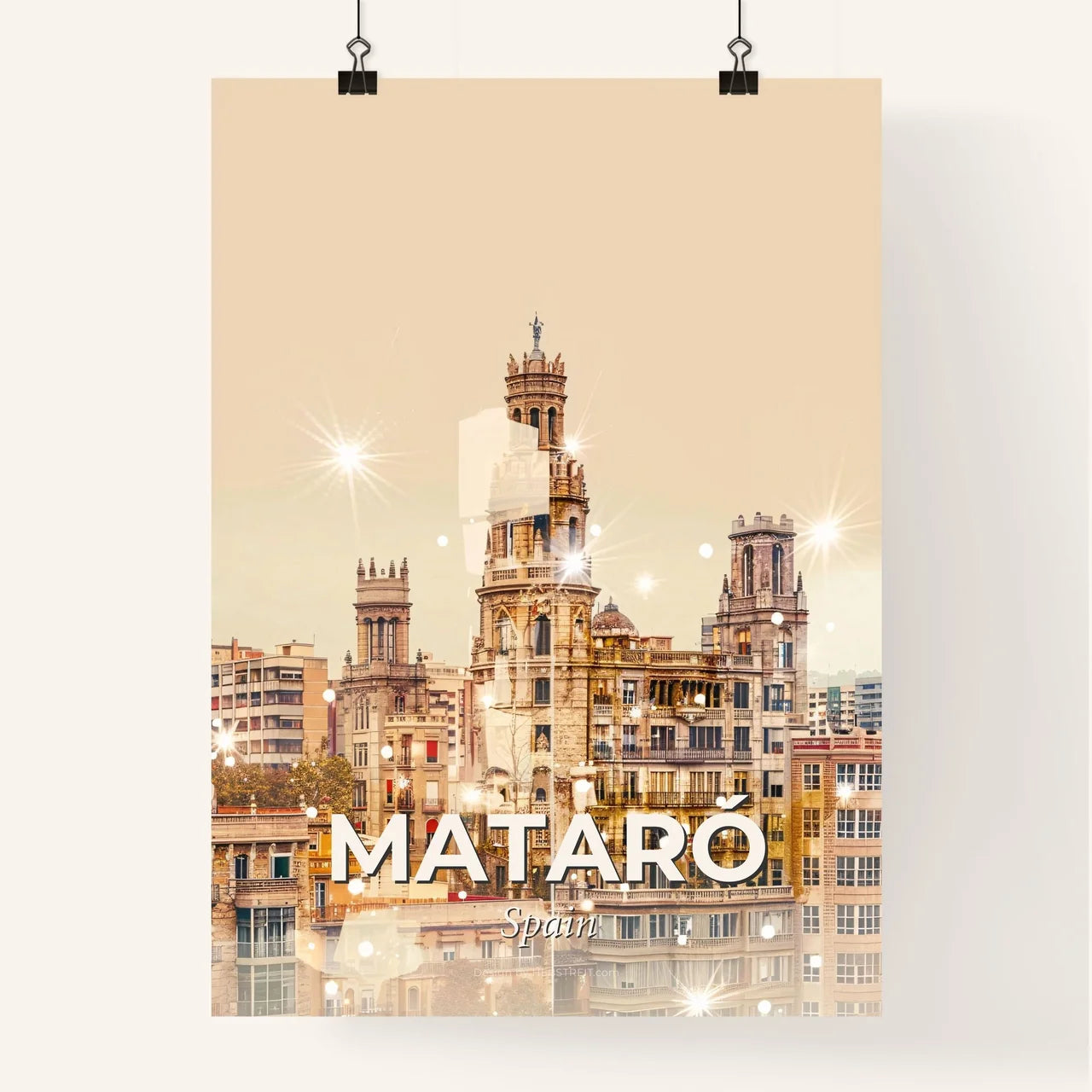 Mataró: Where Architecture and City Shine Poster
