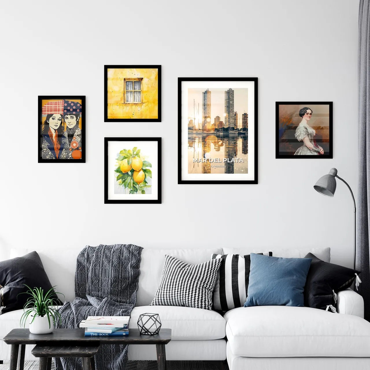 Mar del Plata Cityscape Artwork: Mar del Plata, Argentina Wall Art