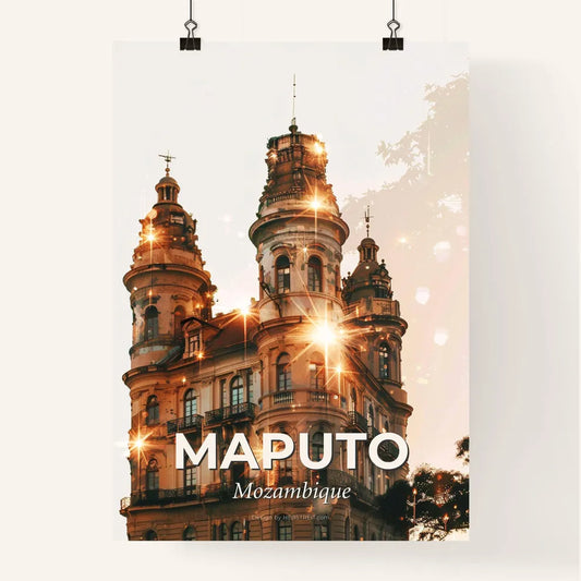 Maputo Skyline Composite Art: A Visual Tapestry of City and Culture Poster
