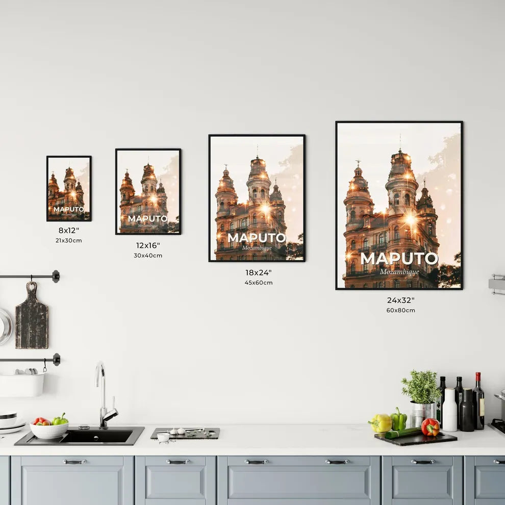 Maputo Skyline Composite Art: A Visual Tapestry of City and Culture Office Art
