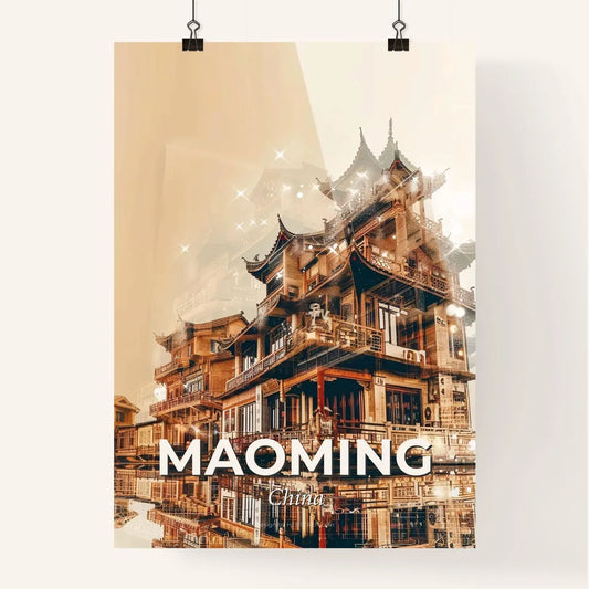 Maoming City Skyline Art Poster Poster