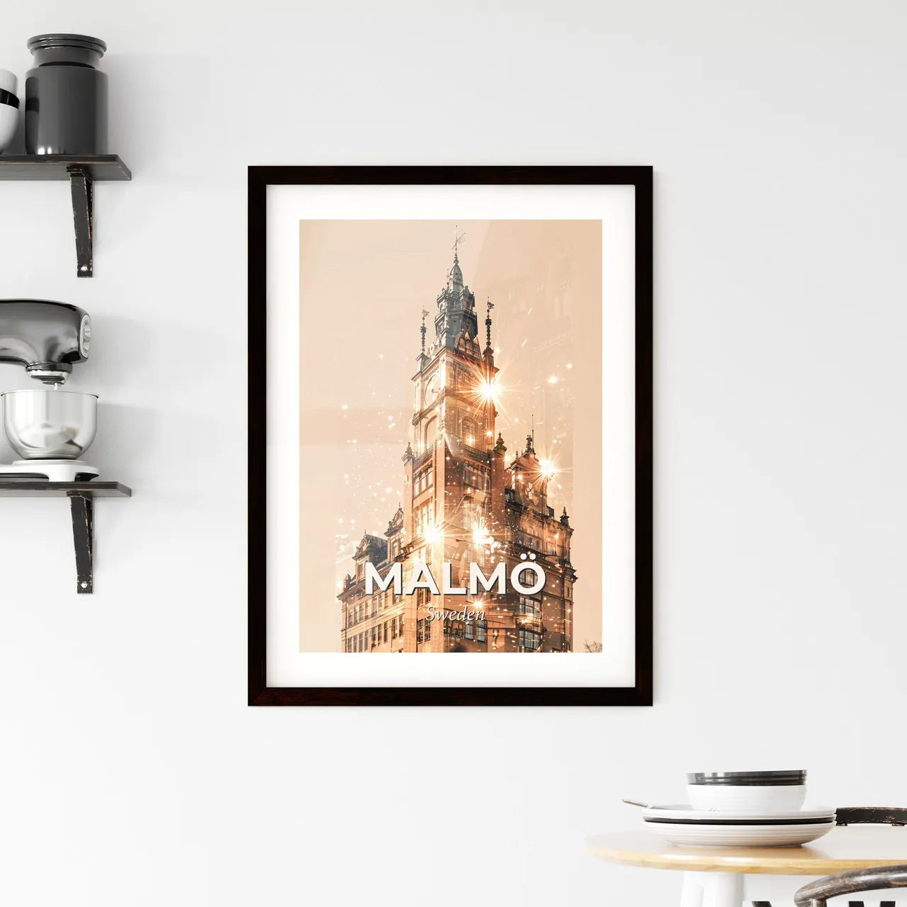Malmӧ Skyline Framed Print