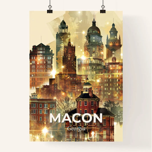 Macon, Georgia: City Symphony in Paper and Light Poster