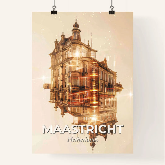 Maastricht Netherlands Skyline Art Poster Poster