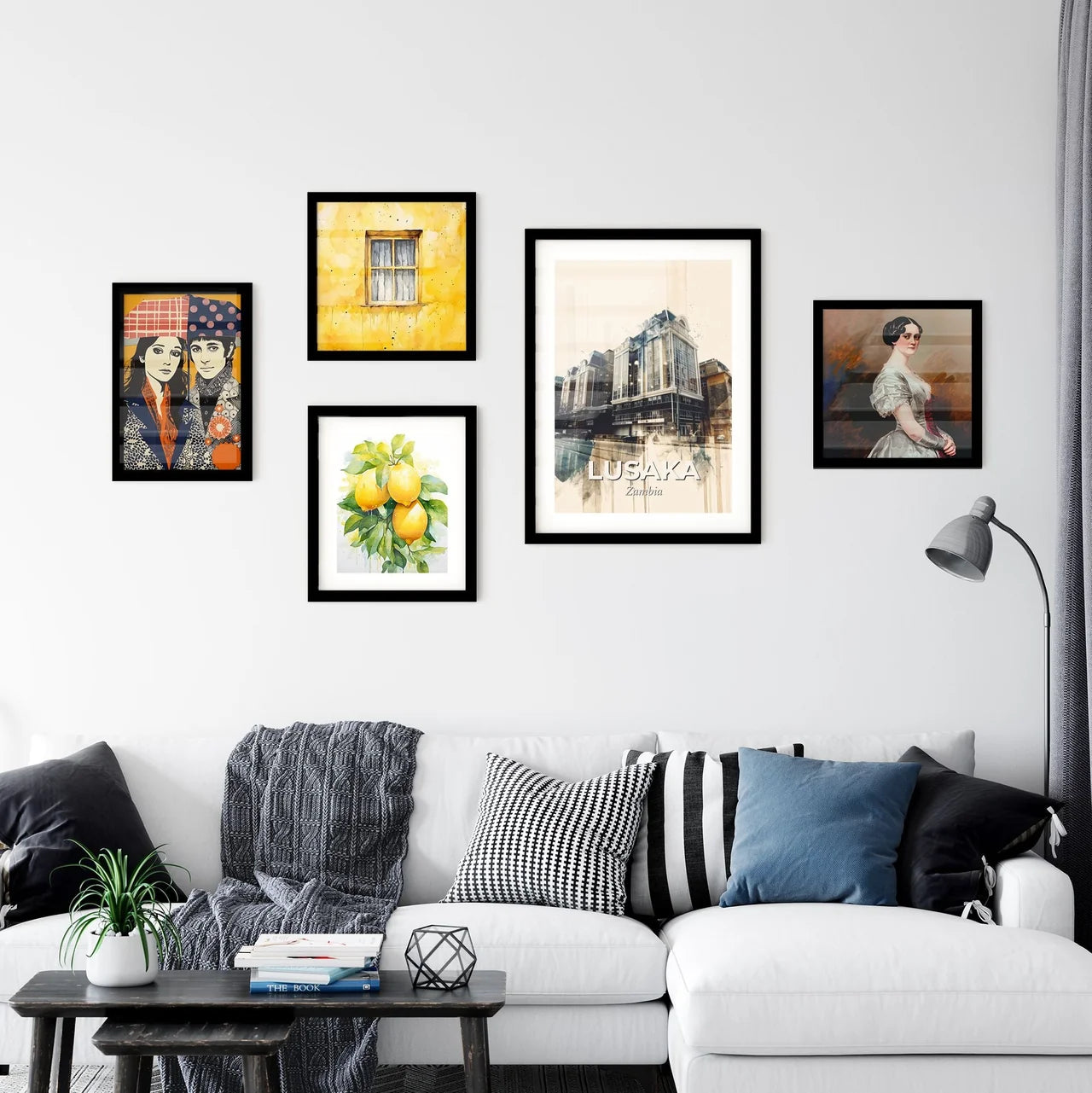 Lusaka, Zambia: Cityscape Art with Local Charm Wall Art