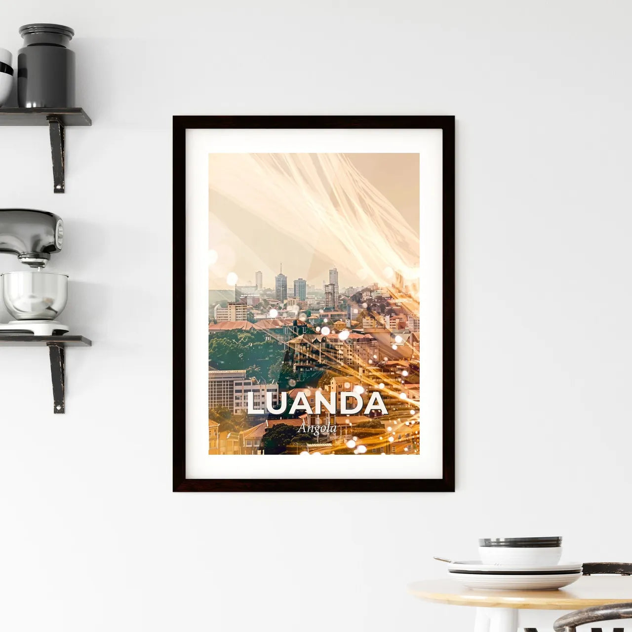 Luanda, Angola: City of Light and Heritage Framed Print