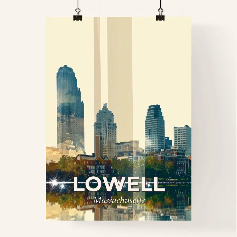 Lowell Cityscape Art: Iconography and Modernism Poster