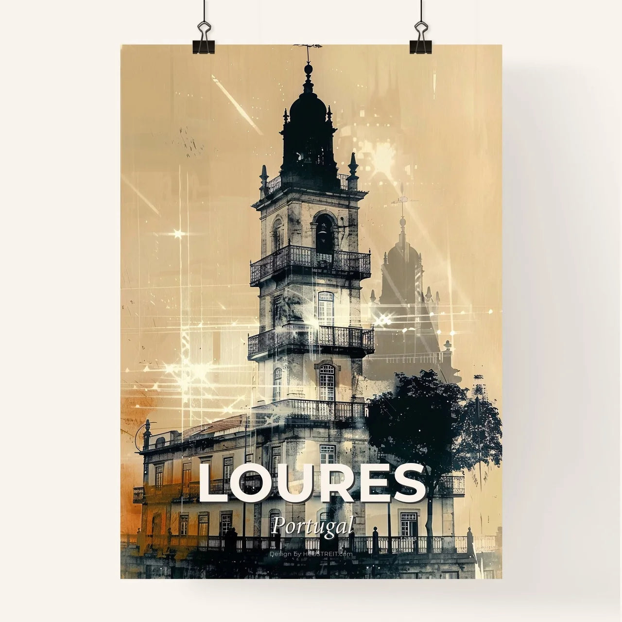 Loures: Unique Skyline and Local Flair Poster Poster