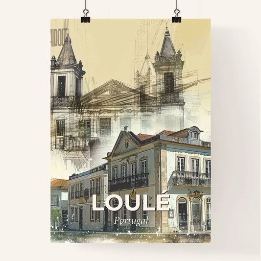 LoulÃ© City Lightscape Panorama Poster