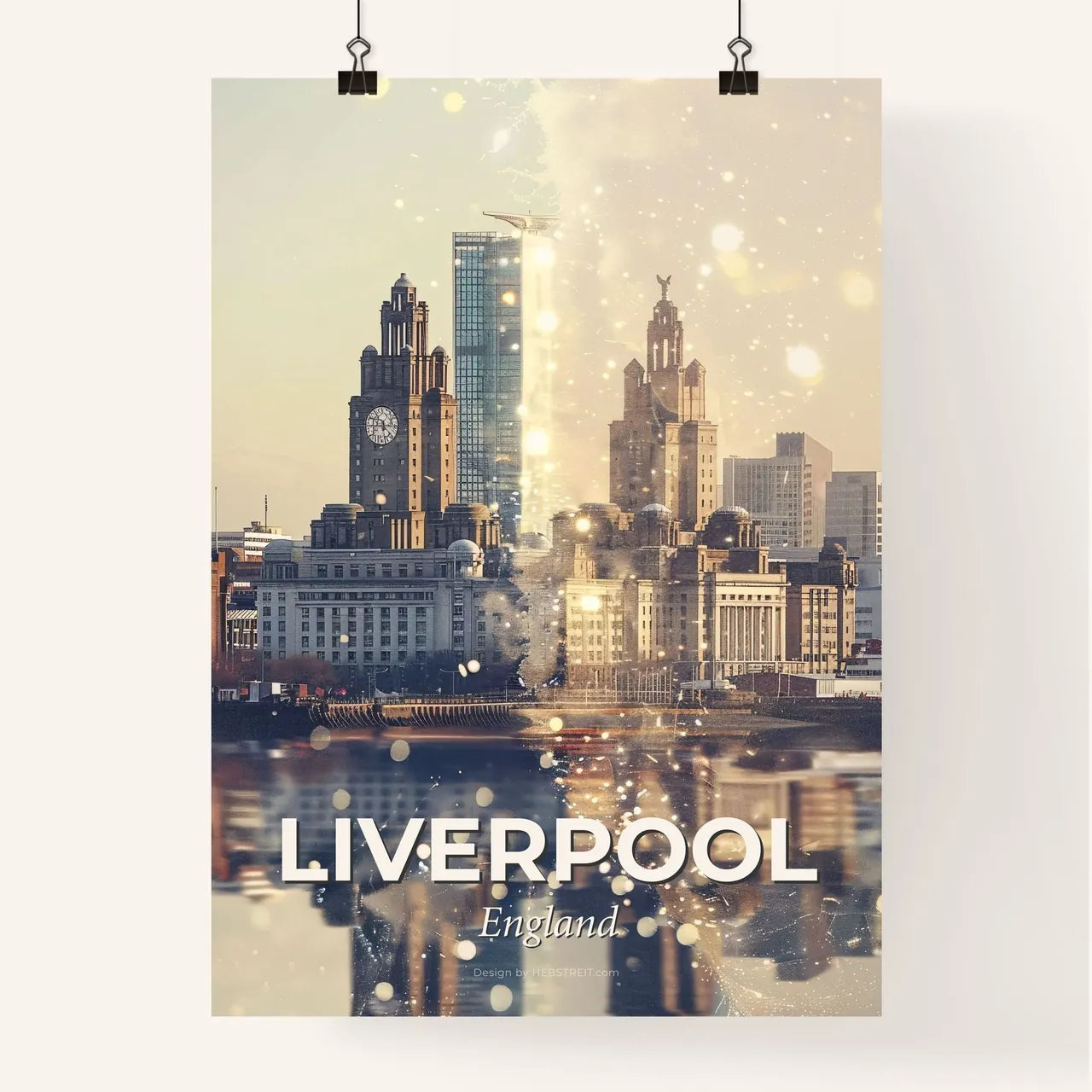 Liverpool: A City in Art, Light, and Color Poster