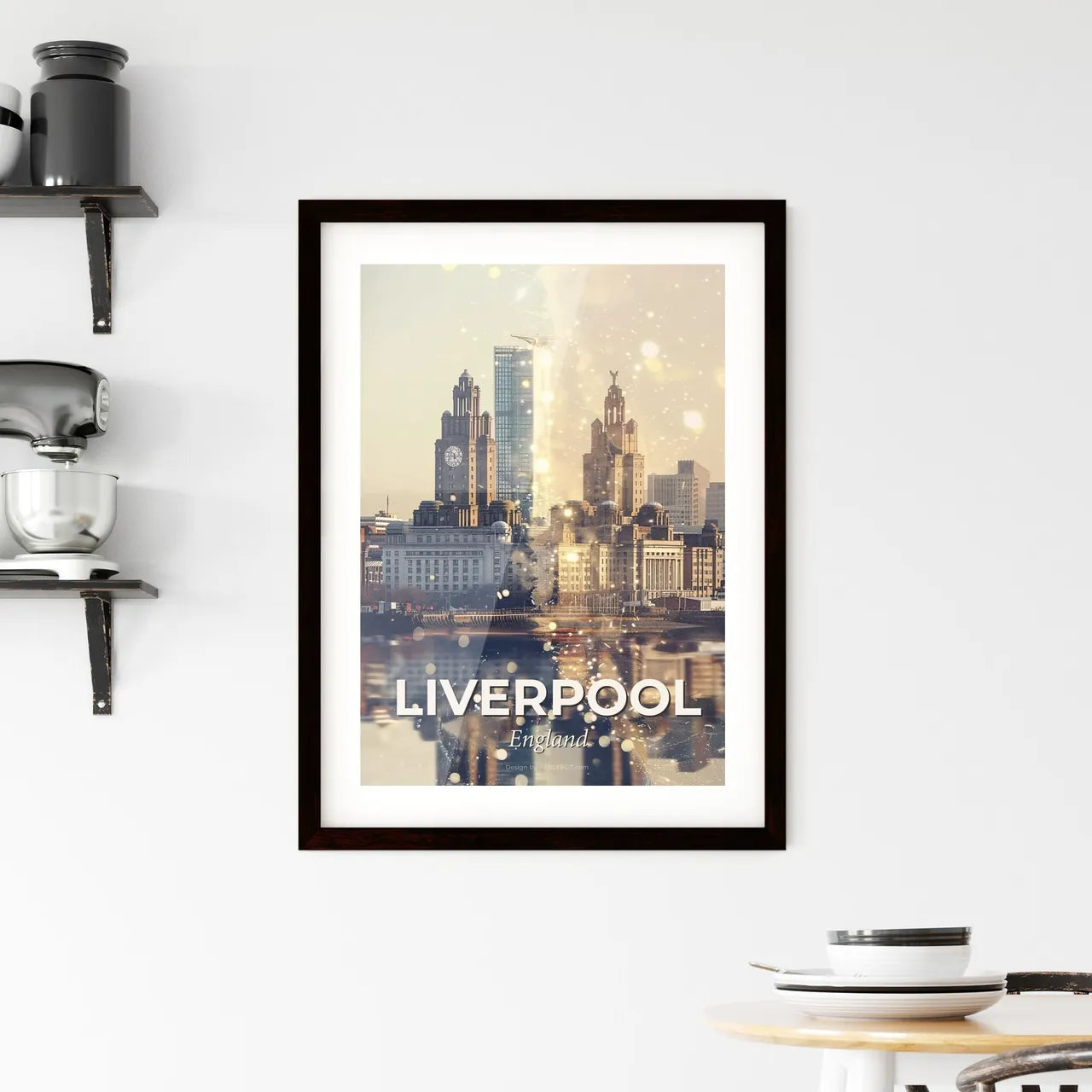 Liverpool: A City in Art, Light, and Color Framed Print