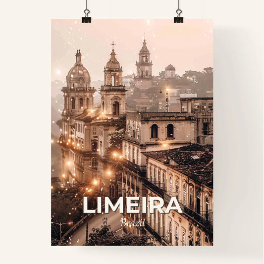 Limeira: City Charm in a Radiant Composite Poster
