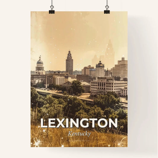 Lexington Skyline: Lights, Landmarks, Local Hues Poster