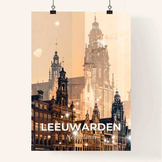 Leeuwarden City Sparkle Poster Poster