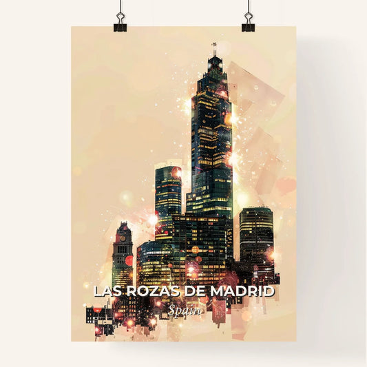 Las Rozas Art Deco Sparkles Poster