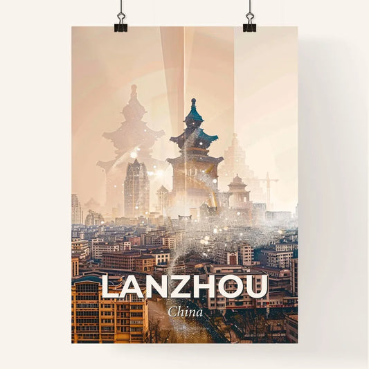 Lanzhou Composite Art Skyline Poster Poster