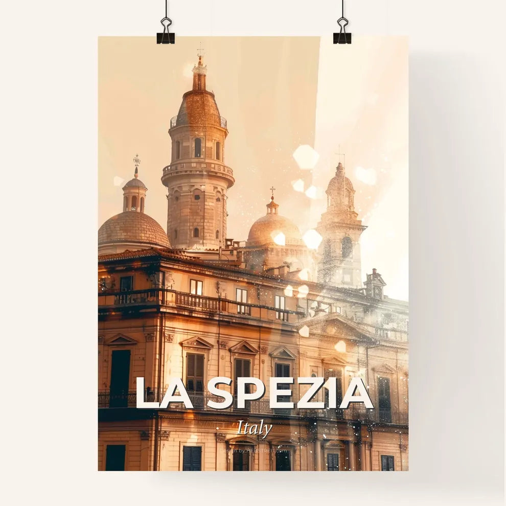 La Spezia City Skyline Poster Art Poster