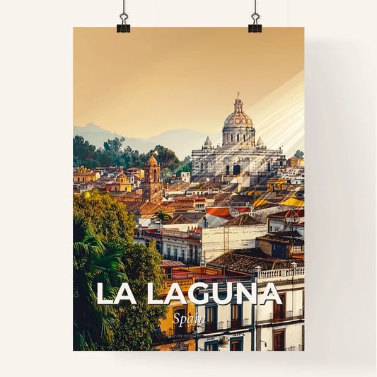 La Laguna Skyline Minimalist Art Poster Poster