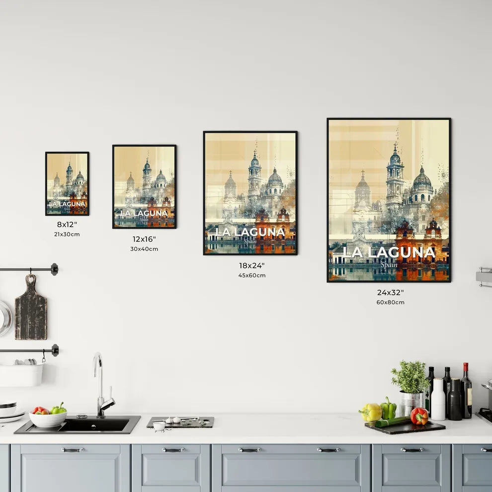 La Laguna Skyline Art Composite Poster Office Art