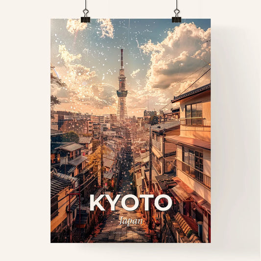 Kyoto Nightfall: Lights and Colors of Japan Poster