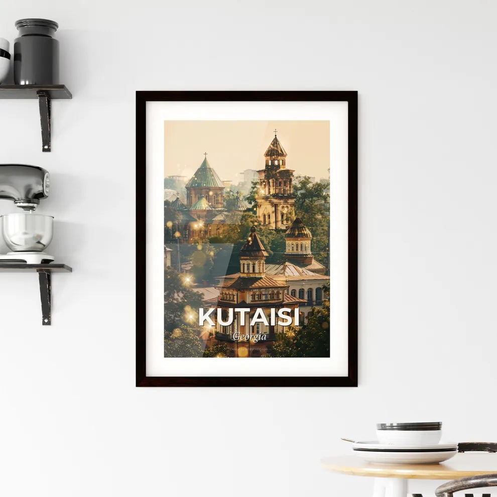 Kutaisi: Unveil the Georgian City in Art Framed Print