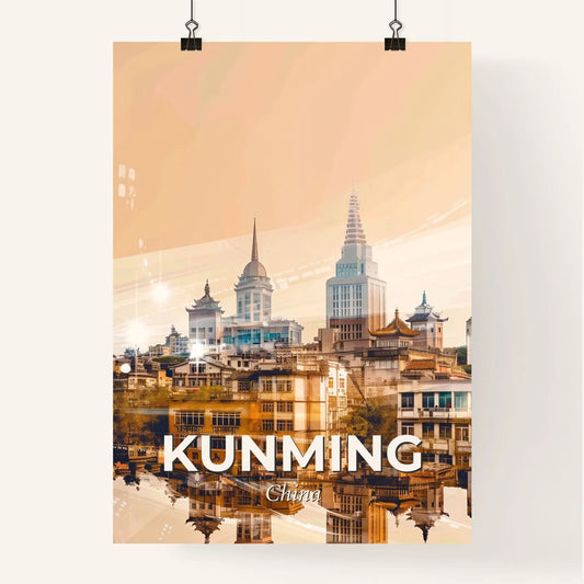 Kunming Skyline Artistic Poster Composite Poster