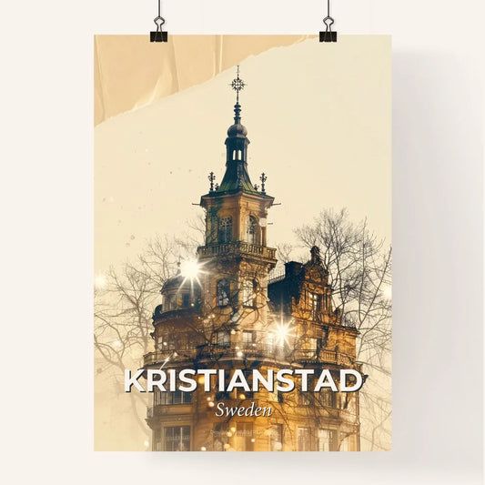 Kristianstad Cityscape Composite Artwork Poster Poster