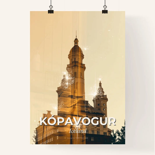Kópavogur Skyline Poster