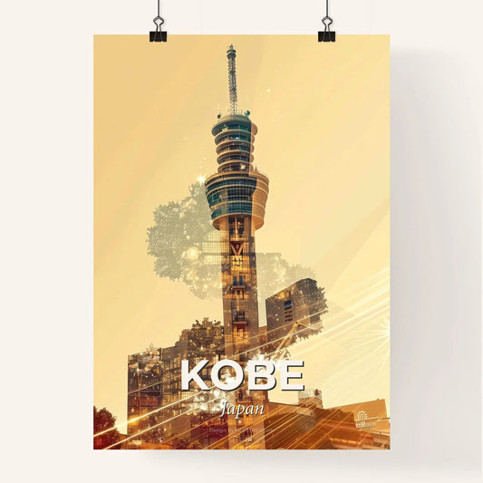 Kobe Skyline Architecture Art Poster Poster