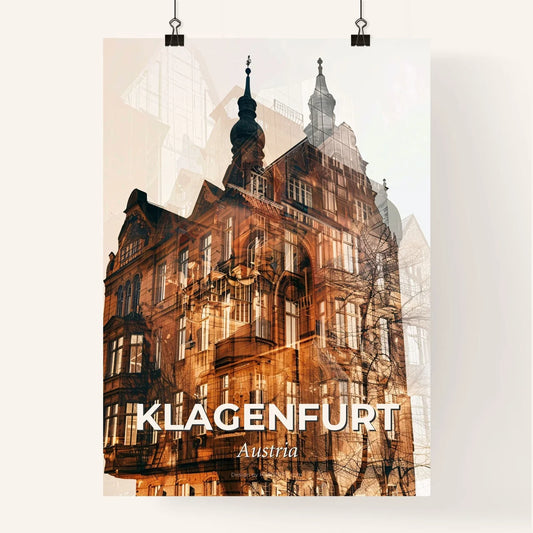 Klagenfurt Austria Skyline Art Print Poster