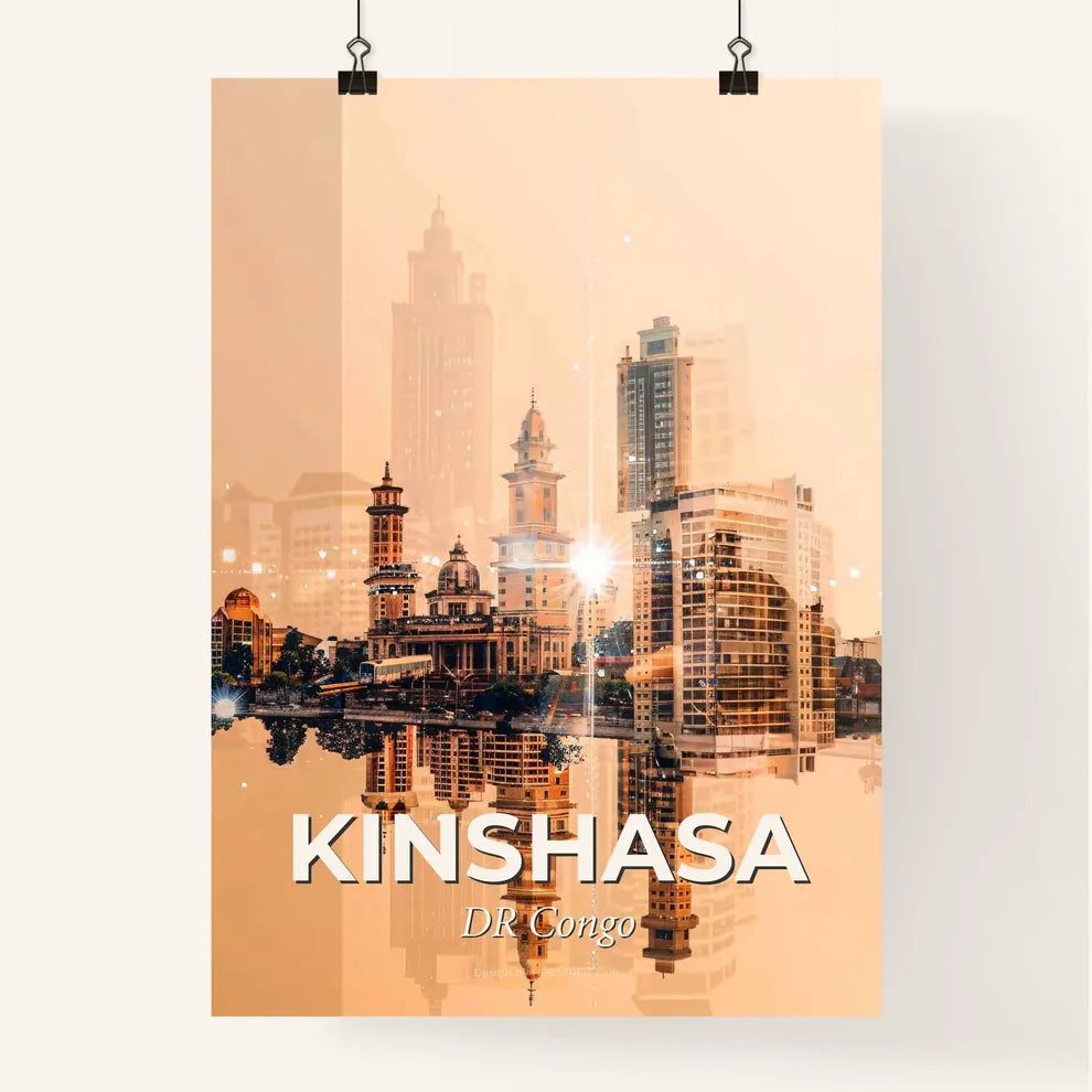 Discover Kinshasa Through the Colors of Light Poster