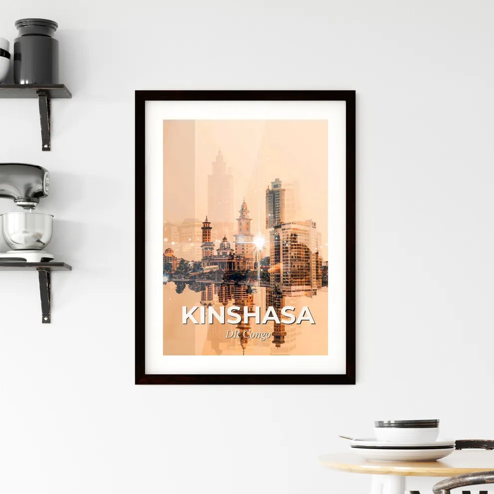 Discover Kinshasa Through the Colors of Light Framed Print
