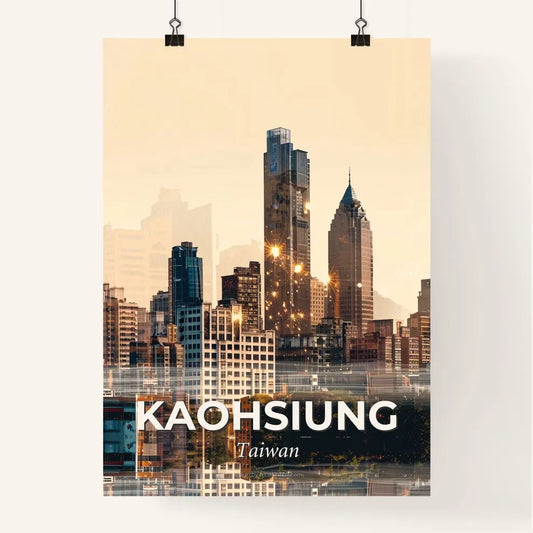 Kaohsiung: Cityscape Art Masterpiece Poster