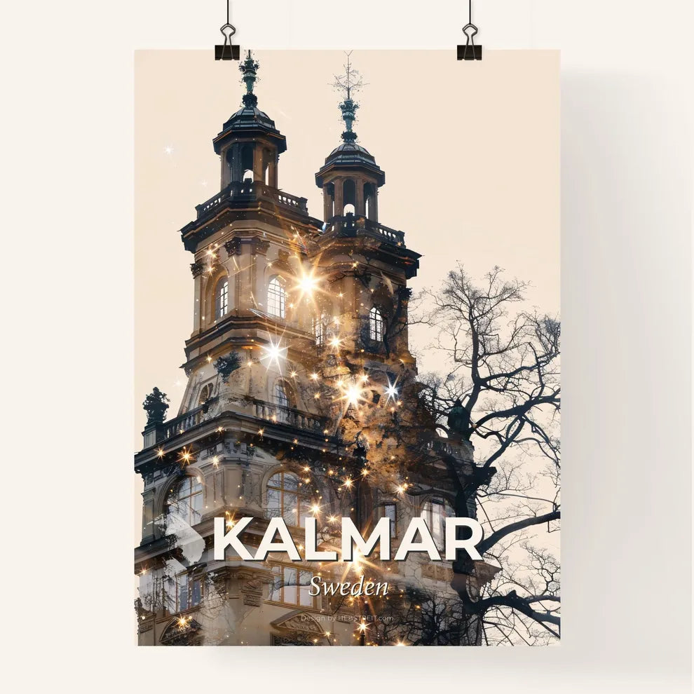 Kalmar Lightscape: Iconic Skyline Art Poster