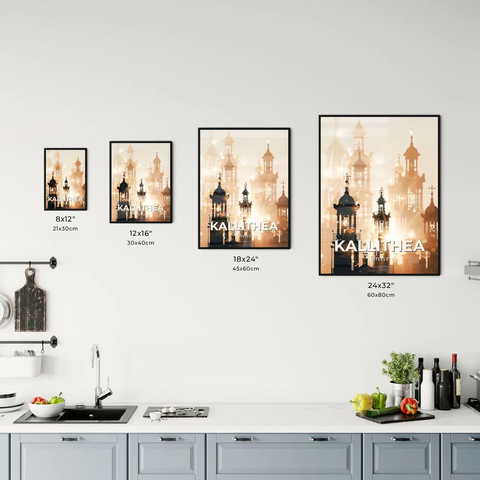 Kallithea Greece Double Exposure Composite Artwork Office Art